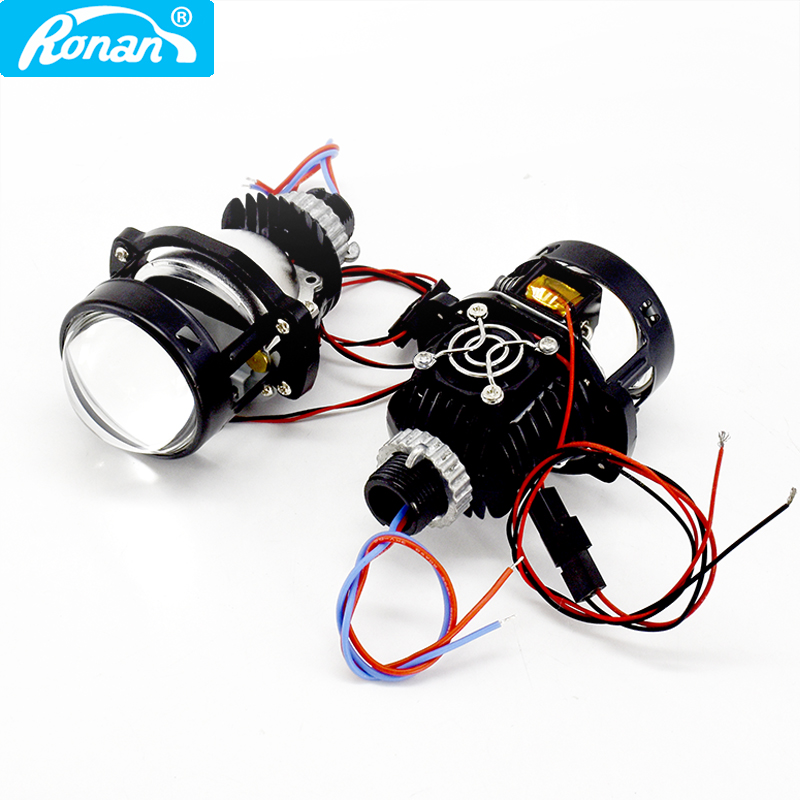 Universal Motorcycle Led Headlight Projector - RONAN Mini proiettore bi-led da 2.0