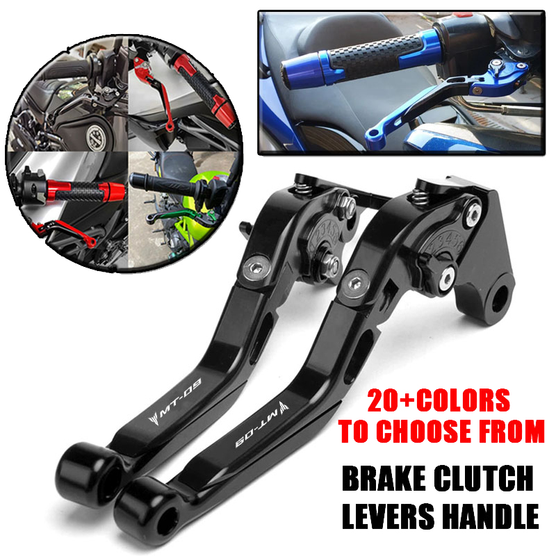 Cnc Aluminum Adjustable Brake Clutch Levers - PER YAMAHA MT-09 MT09 MT mt