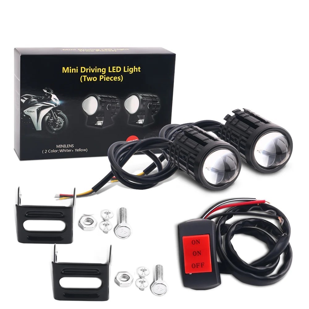 1/2PCS Universale Del Motocicl - Universal Motorcycle Led Headlight Projector recensione e prezzo