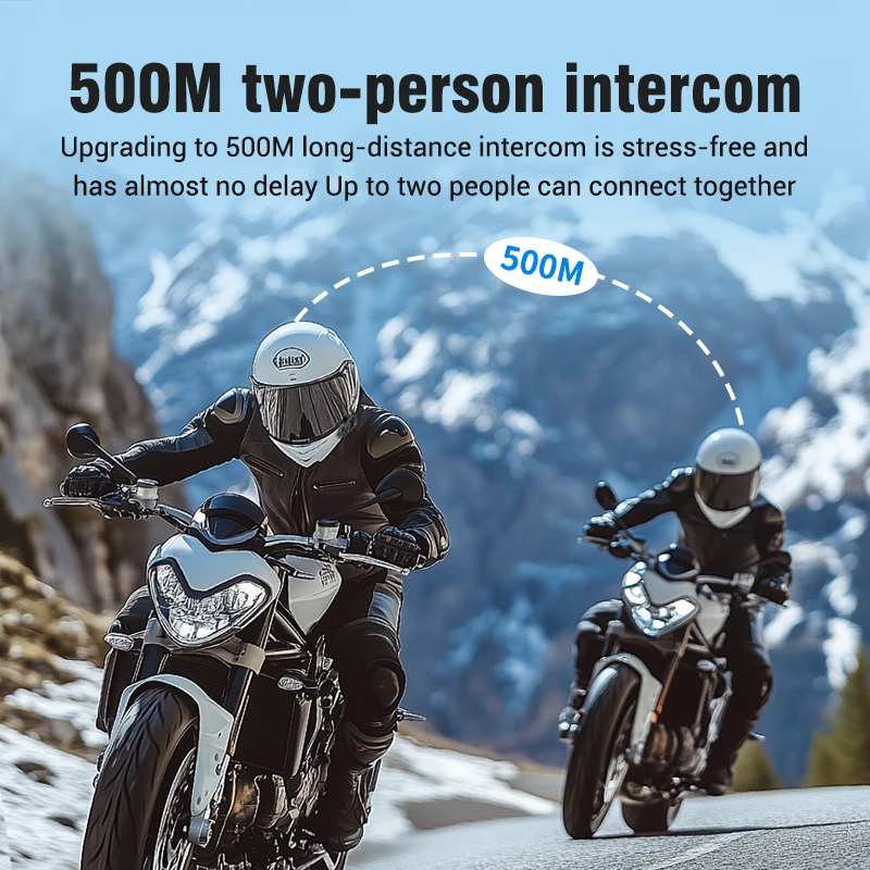 Interfono Bluetooth 5.3 per Ca - Universal Motorcycle Helmet Intercom Headset recensione e prezzo