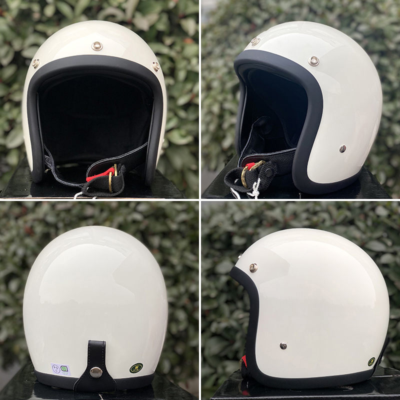 Casco Moto Jet Vintage TT&COCA - Vintage Open Face Retro Helmet recensione e prezzo