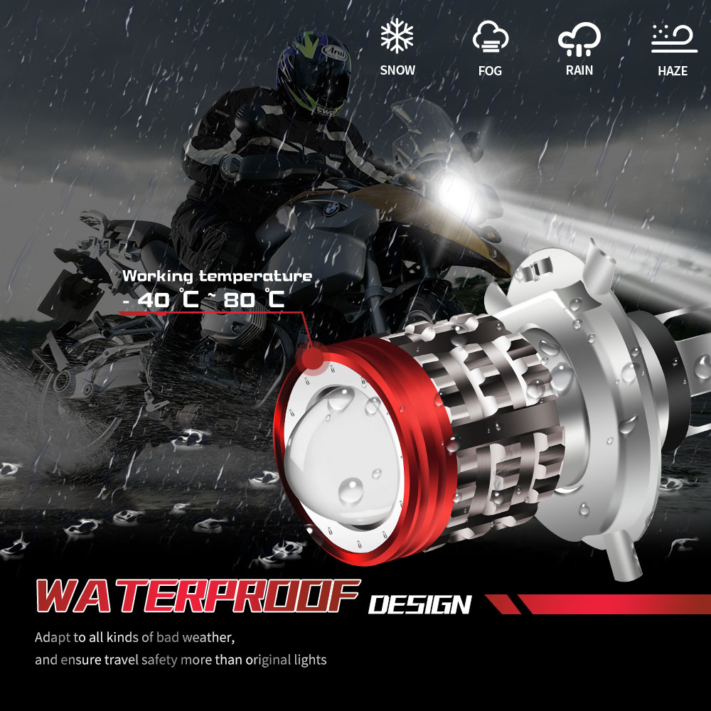 Faro moto universale H4 LED BA - Universal Motorcycle Led Headlight Projector recensione e prezzo