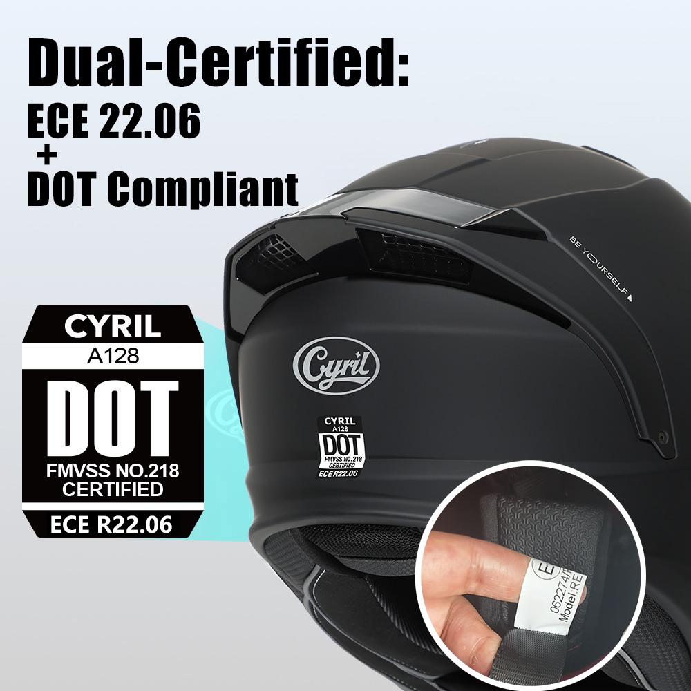 Casco Modulare CYRIL per Moto, - Modular Flip Up Motorcycle Helmet Dot Approved recensione e prezzo