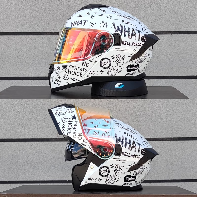 Nuovo casco moto modulare Flip - Full Face Motorcycle Helmet With Bluetooth recensione e prezzo