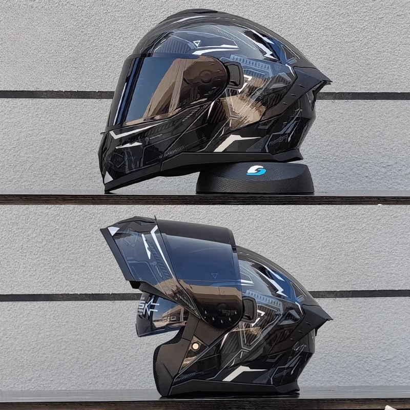 Nuovo casco moto modulare Flip - Full Face Motorcycle Helmet With Bluetooth recensione e prezzo