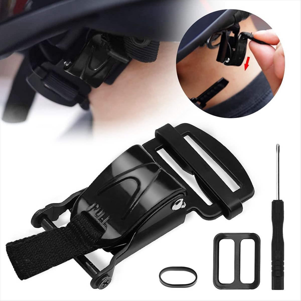 Kit di Sostituzione Fibbia a S - Quick Release Buckle Motorcycle Helmet recensione e prezzo
