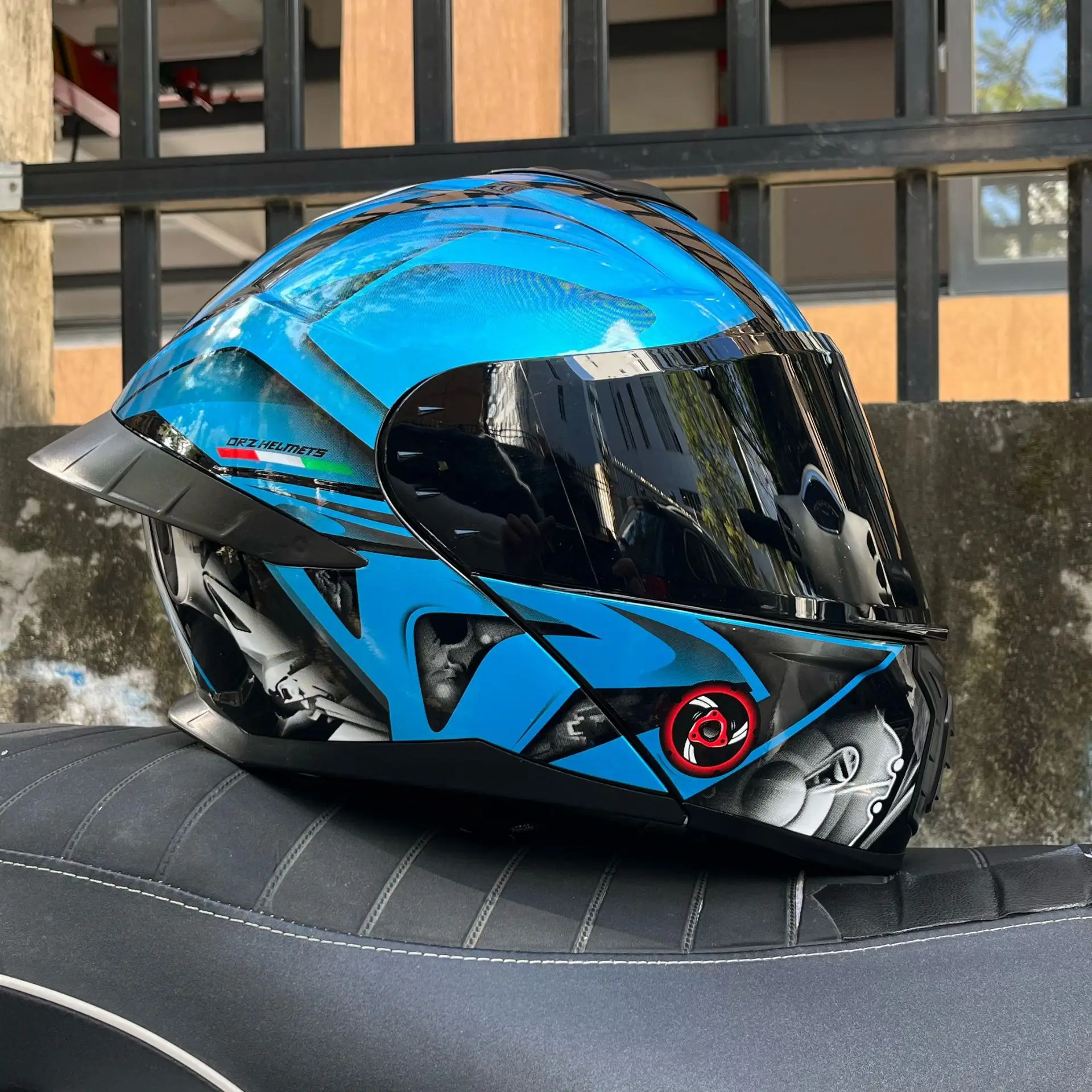 Casco Moto Certificato DOT, Ca - Full Face Motorcycle Helmet With Bluetooth recensione e prezzo