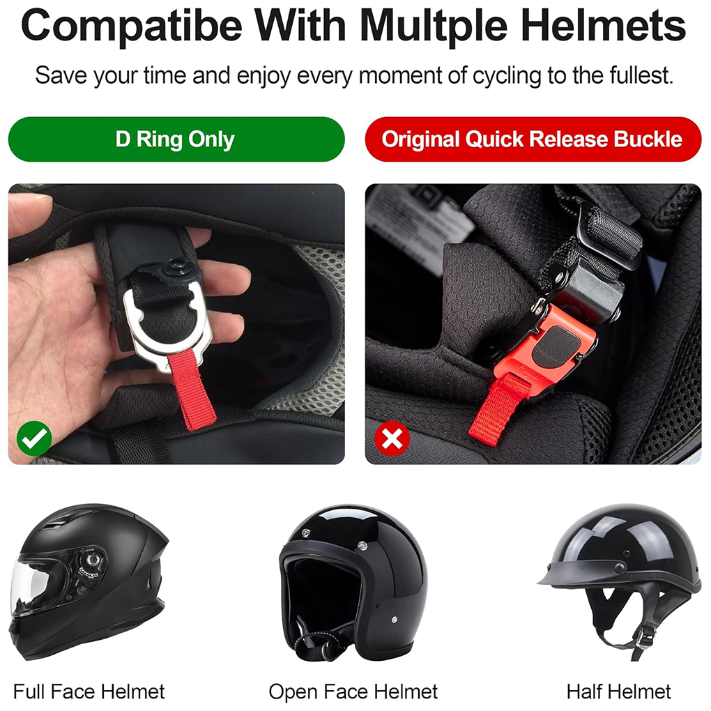 Kit di fibbie a sgancio rapido - Quick Release Buckle Motorcycle Helmet recensione e prezzo