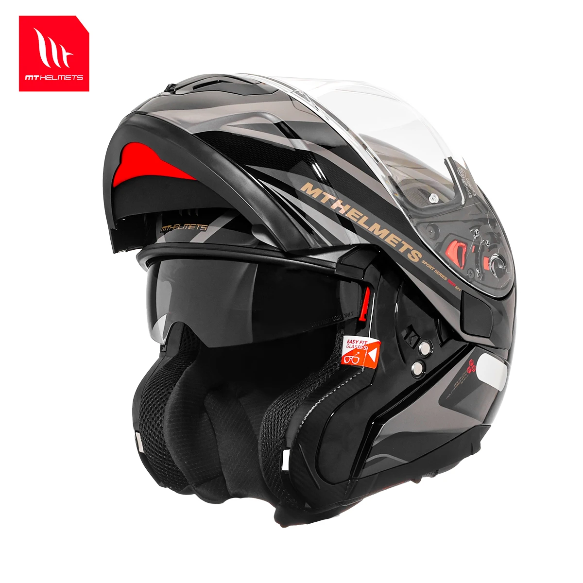 Casco moto apribile MT ATOM SV - Full Face Motorcycle Helmet With Bluetooth recensione e prezzo