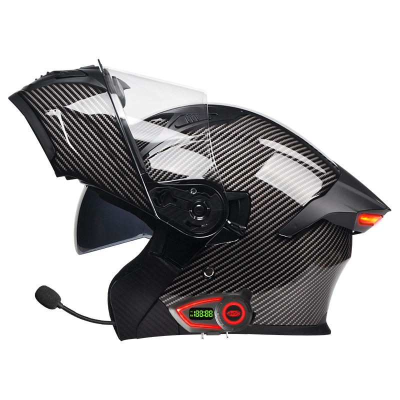 Caschi Moto in Materiale ABS c - Full Face Motorcycle Helmet With Bluetooth recensione e prezzo