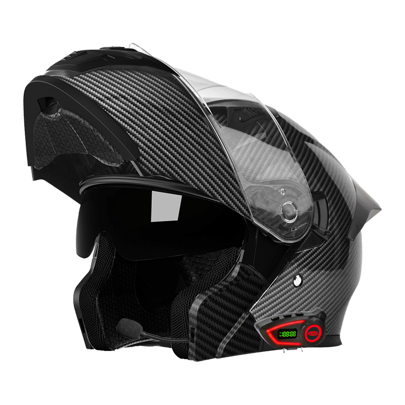 Caschi Moto in Materiale ABS c - Full Face Motorcycle Helmet With Bluetooth recensione e prezzo